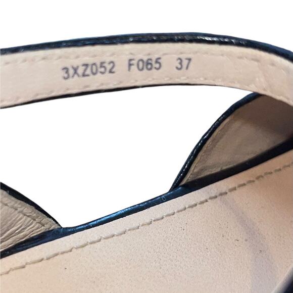 Prada Espadrille Sandals Platform Wedge - Picture 8 of 9